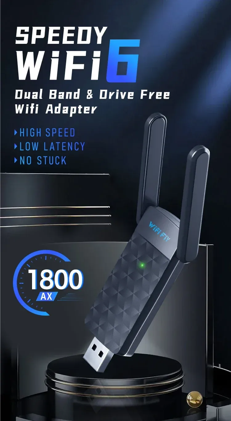 Adaptateur Wi-Fi 6 USB 3.0 vue principale