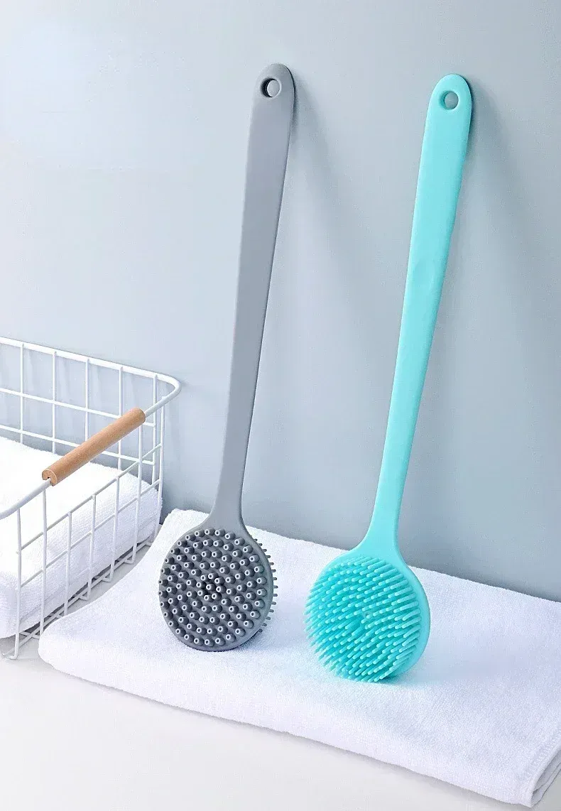 Vue détaillée de la brosse de massage corporelle