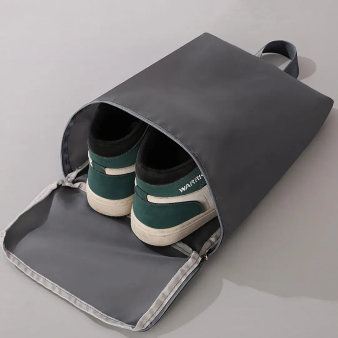 Sac de rangement portable pour chaussures et vêtements de voyage avec pochette en maille 6