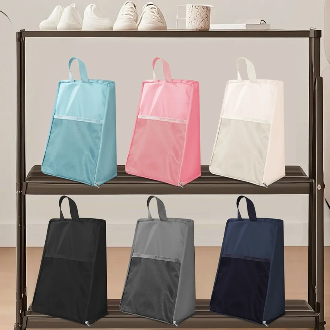 Sac de rangement de chaussures en situation de voyage