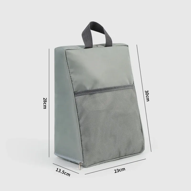 Sac de rangement portable pour chaussures et vêtements de voyage avec pochette en maille 12