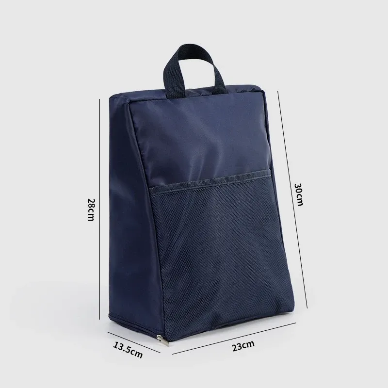 Sac de rangement portable pour chaussures et vêtements de voyage avec pochette en maille 13