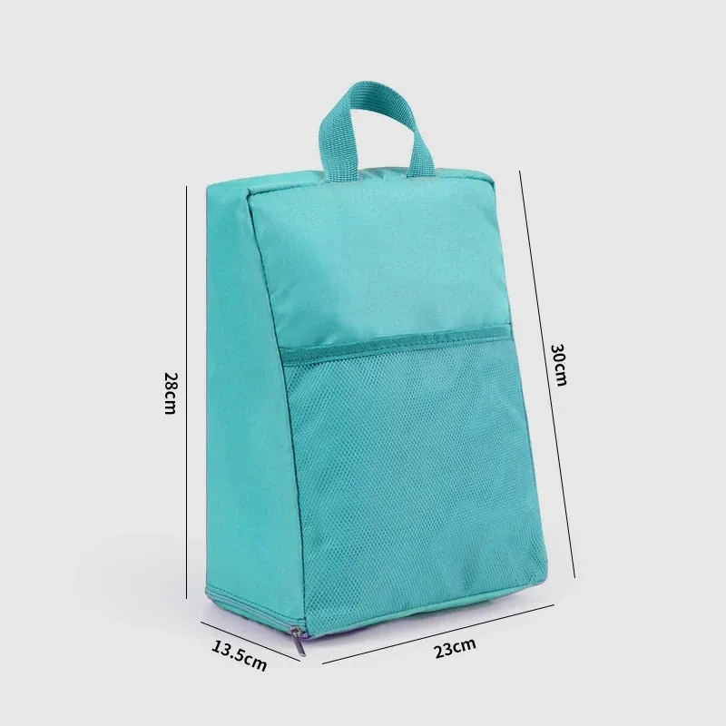 Sac de rangement portable pour chaussures et vêtements de voyage avec pochette en maille 10