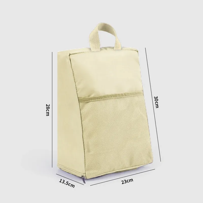 Sac de rangement portable pour chaussures et vêtements de voyage avec pochette en maille 11