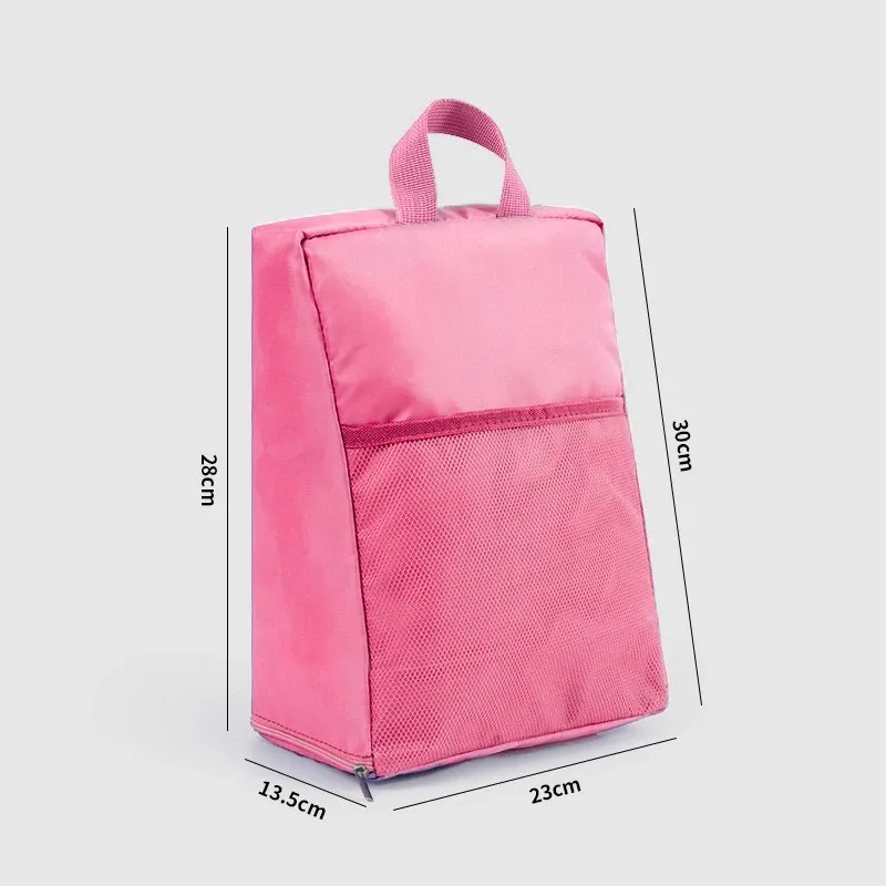 Sac de rangement portable pour chaussures et vêtements de voyage avec pochette en maille 7