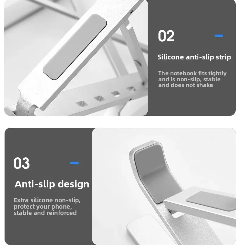 Structure en aluminium du support