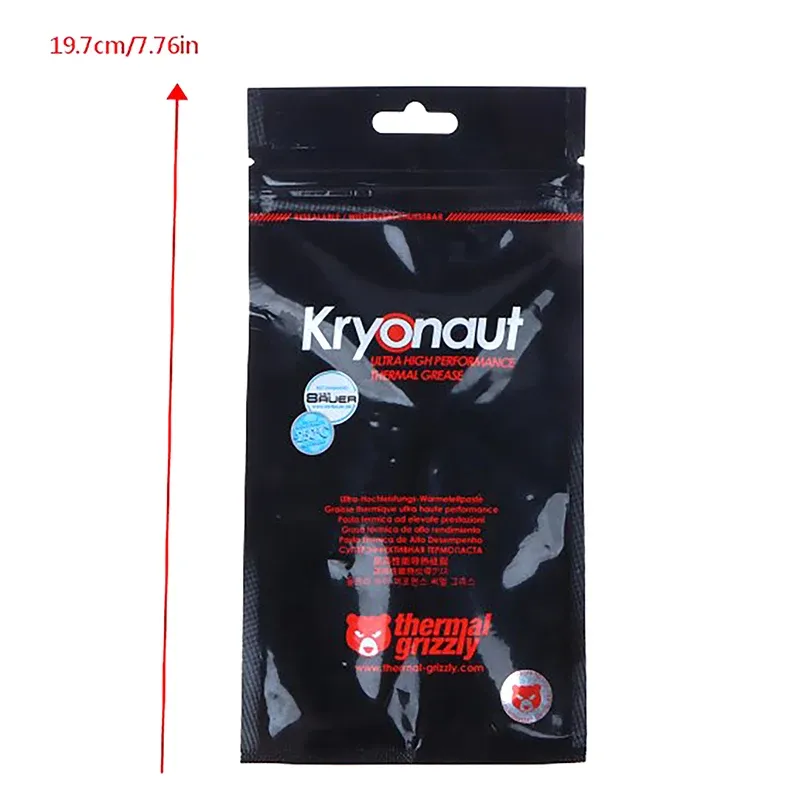 Pâte thermique Grizzly Kryonaut Extreme, vue de présentation