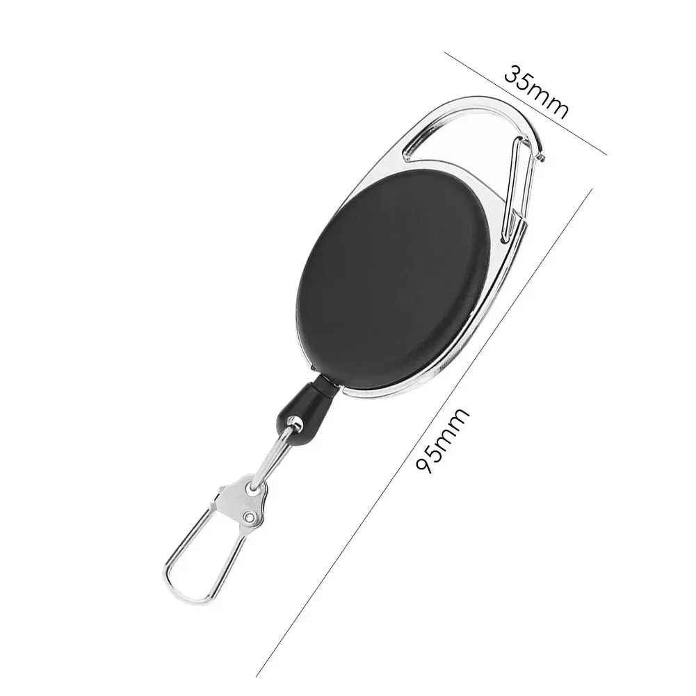 Porte-clés rétractable, finition soignée