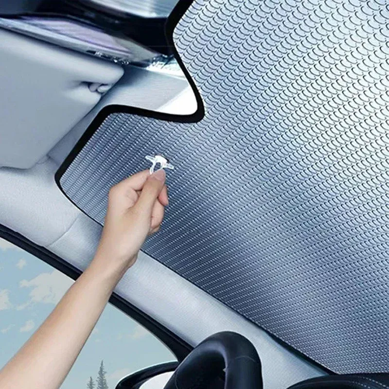 Pare-soleil extérieur pliable pour voiture, protection anti-UV 2