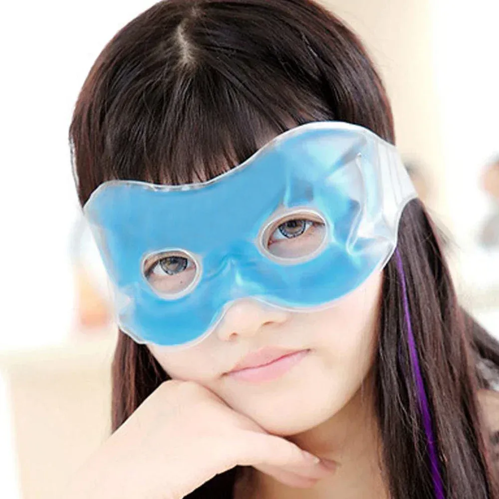 Masque oculaire rafraîchissant, mise en situation