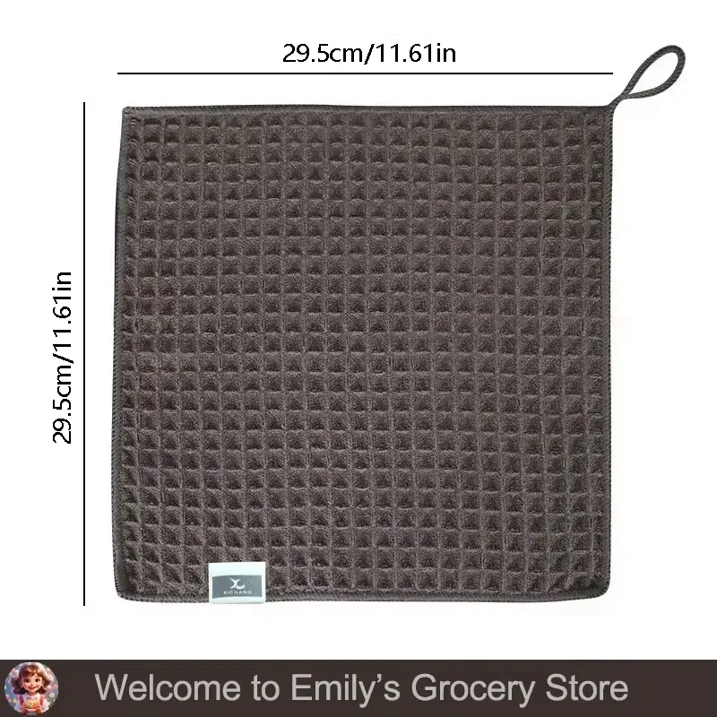 Serviettes de nettoyage en microfibre super absorbantes pour bar à café, lot de 4 6