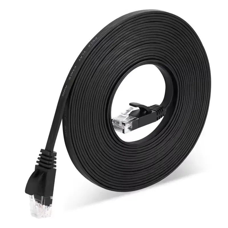 Câble Ethernet Cat 6, câble LAN haut débit pour Internet, compatible Cat6, câble réseau Gigabit 3