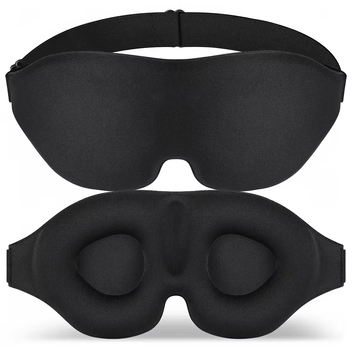 Masque de sommeil 3D profilé, cache-yeux concave moulé, masque de nuit occultant pour femmes et hommes 2
