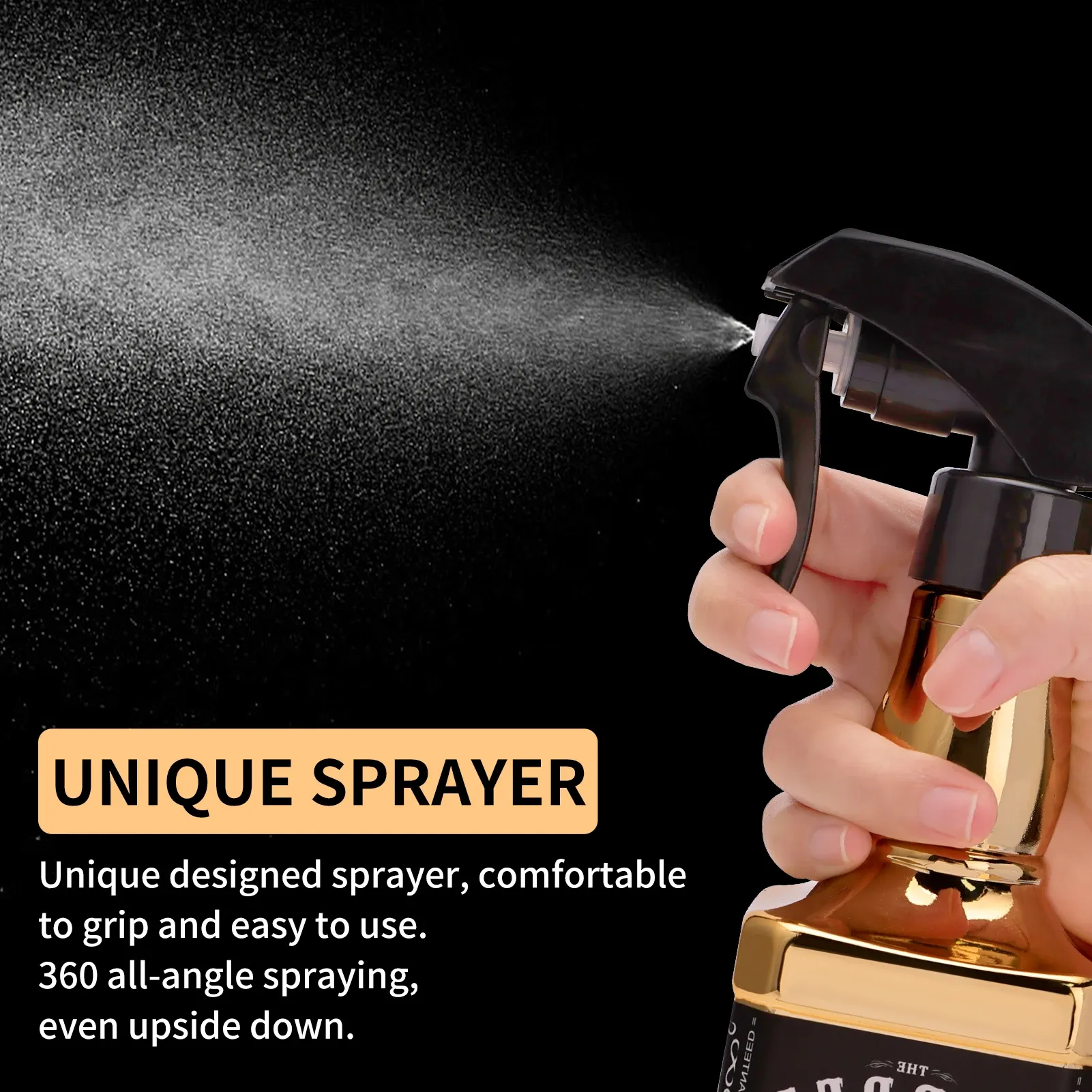 Vaporisateur d'eau rétro en forme de tête de whisky pour la coiffure 4
