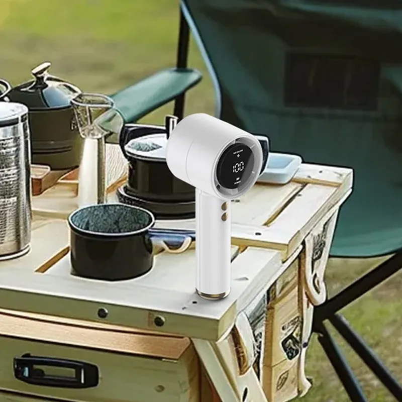 Mini ventilateur portatif rechargeable USB à charge rapide, silencieux et haute vitesse, idéal pour les voyages et le plein air 5