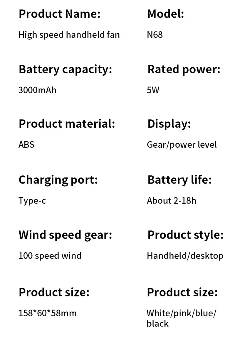 Mini ventilateur portatif USB, élégance et praticité