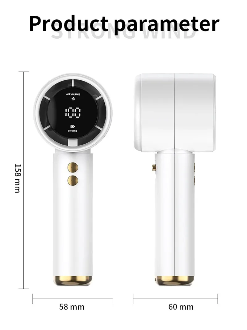 Mini ventilateur portatif USB, en situation
