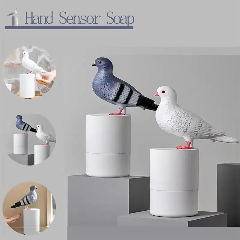 Distributeur de mousse automatique au design Pigeon, vue d'ensemble