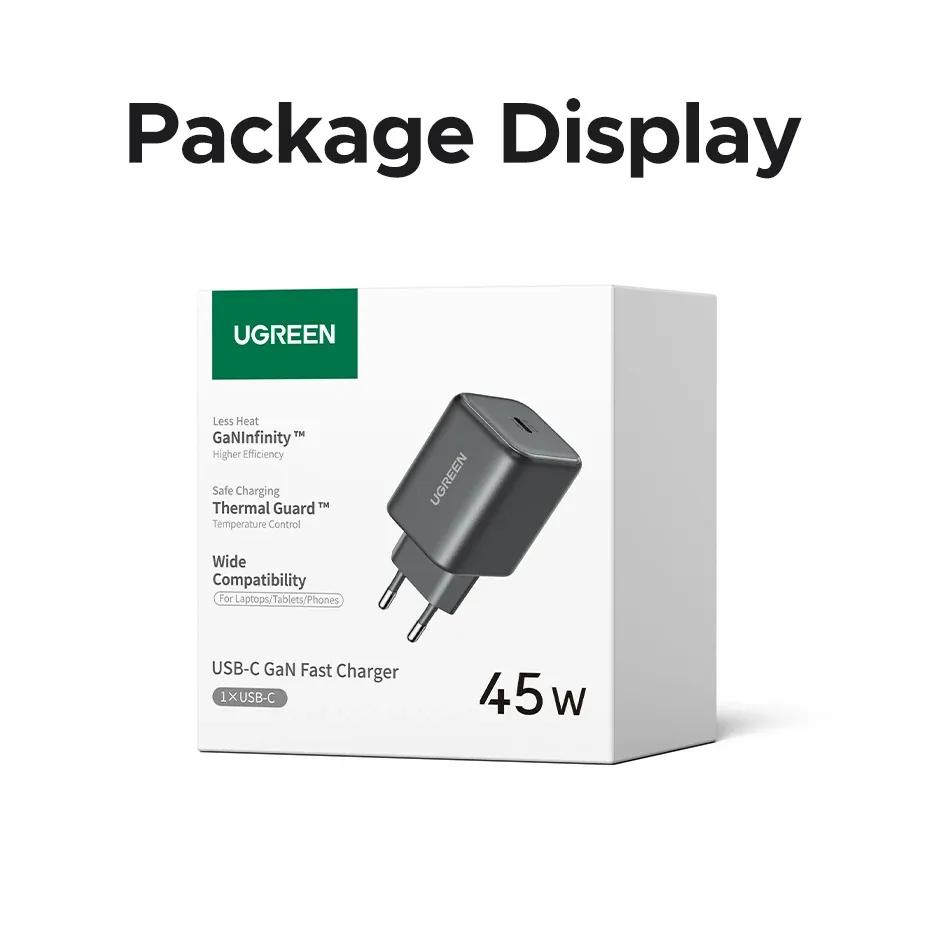 Chargeur UGREEN, élégance et praticité