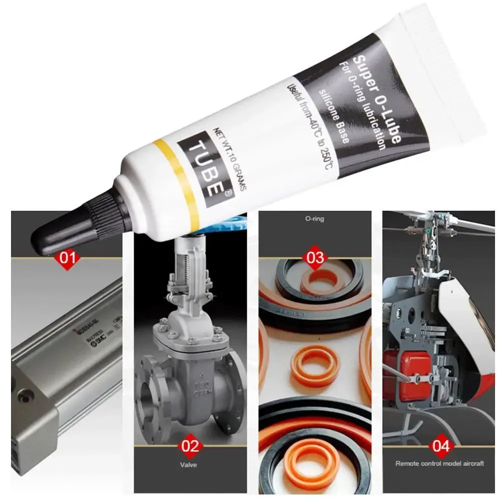 Application de la graisse silicone sur un joint torique