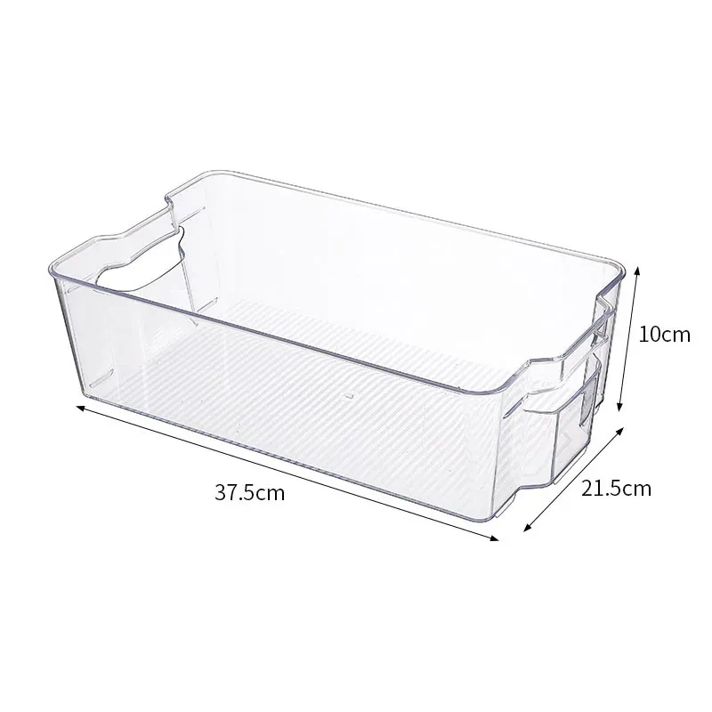 Bac de rangement transparent pour réfrigérateur, boîte pour légumes et fruits, contenant transparent pour cuisine, conservation des aliments et boissons 17