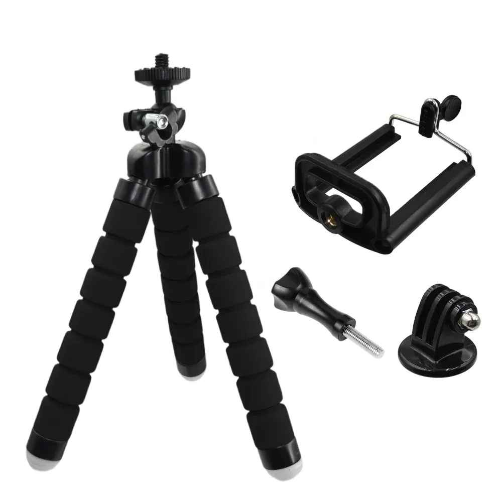 Mini trépied flexible Octopus compatible GoPro Hero et DJI Action 10