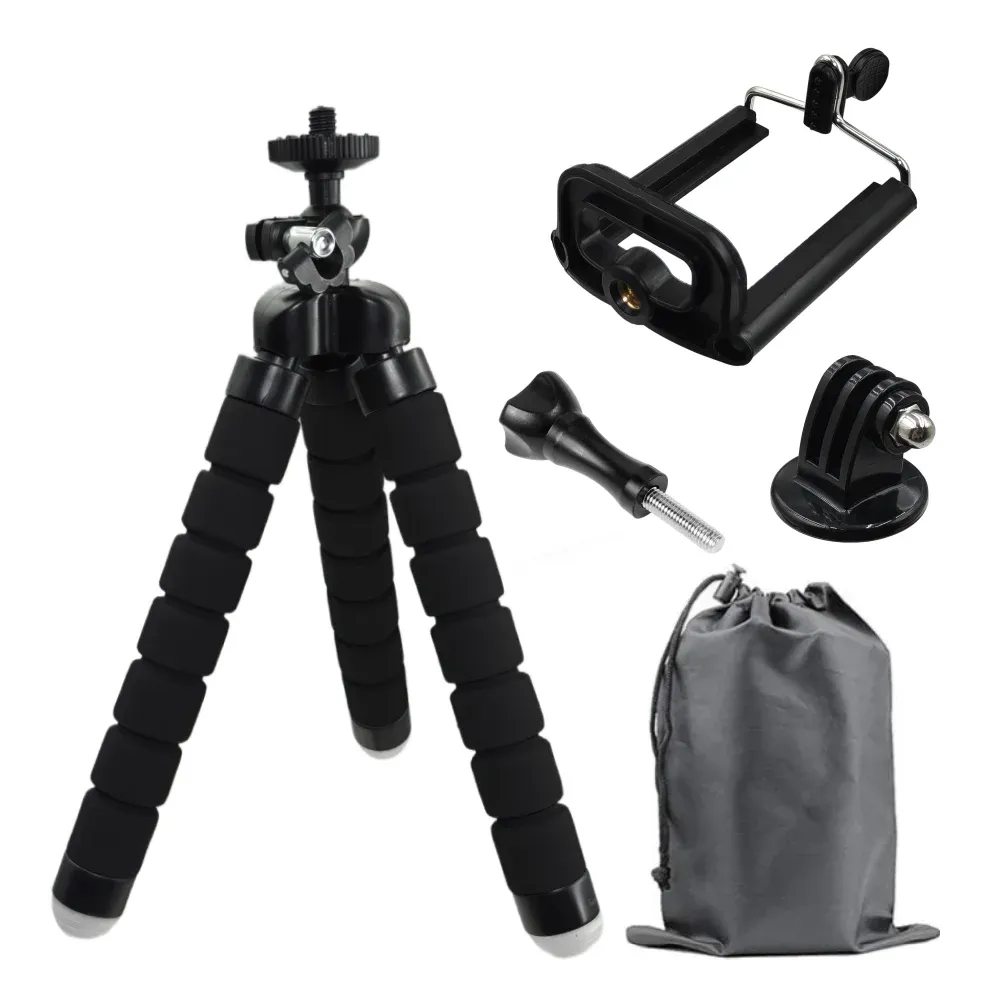 Mini trépied flexible Octopus compatible GoPro Hero et DJI Action 7
