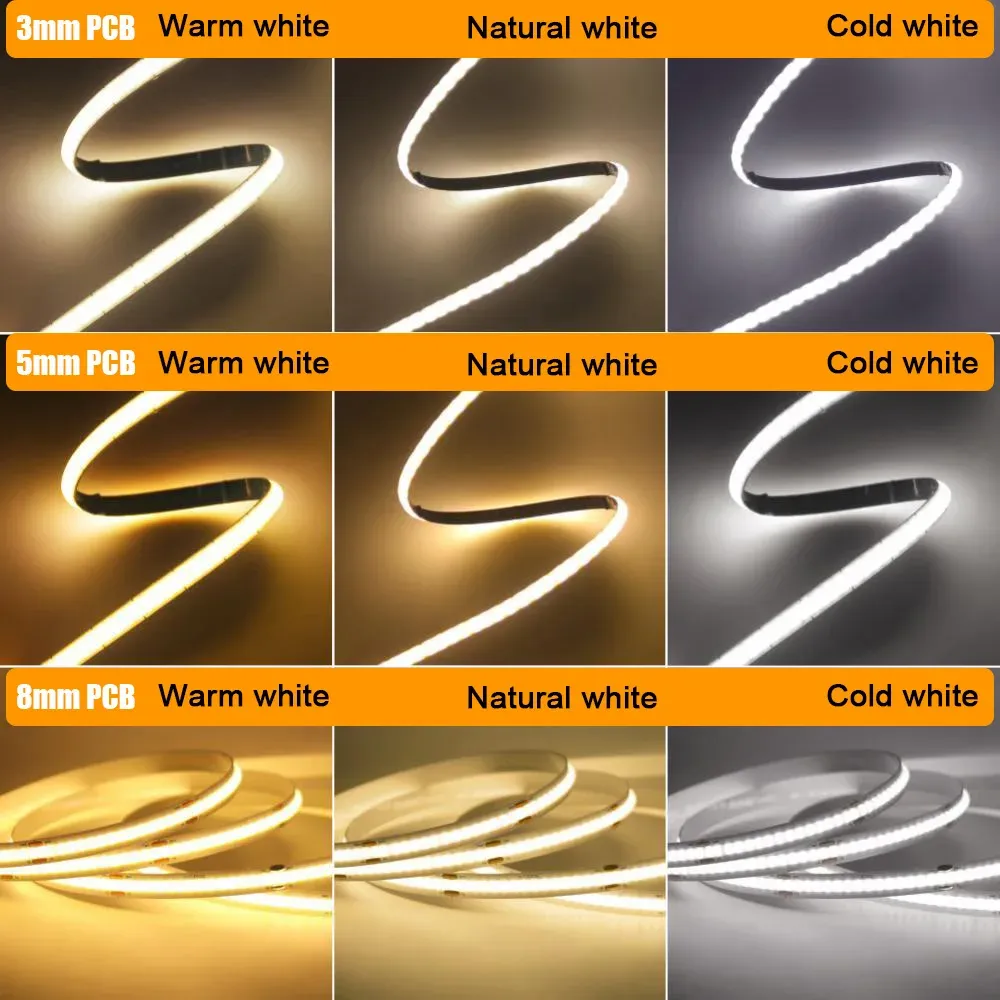 Lampe LED COB 5V à détecteur de mouvement, alimentée par USB ou batterie, à allumage et extinction automatiques, pour armoire, cuisine et escalier 3