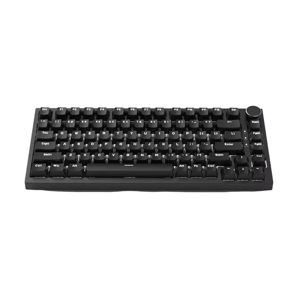 AJAZZ AK820 Clavier mécanique filaire avec molette de volume, touches remplaçables à chaud pour bureau et maison 6