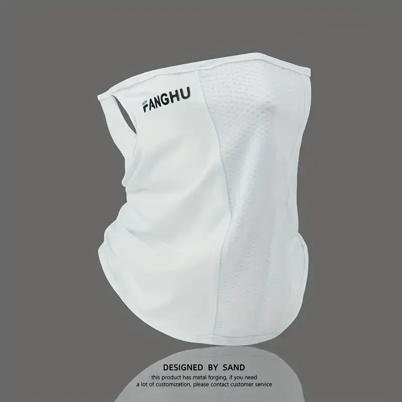 Masque de cyclisme couvre-chef bandana bandeau visage écharpe cache-cou cagoule respirant léger coupe-vent frais, randonnée en plein air, masque en soie glacée 6