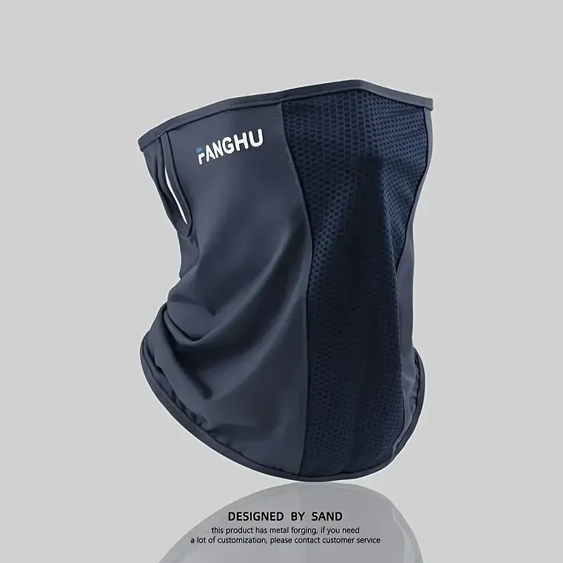 Masque de cyclisme couvre-chef bandana bandeau visage écharpe cache-cou cagoule respirant léger coupe-vent frais, randonnée en plein air, masque en soie glacée 9