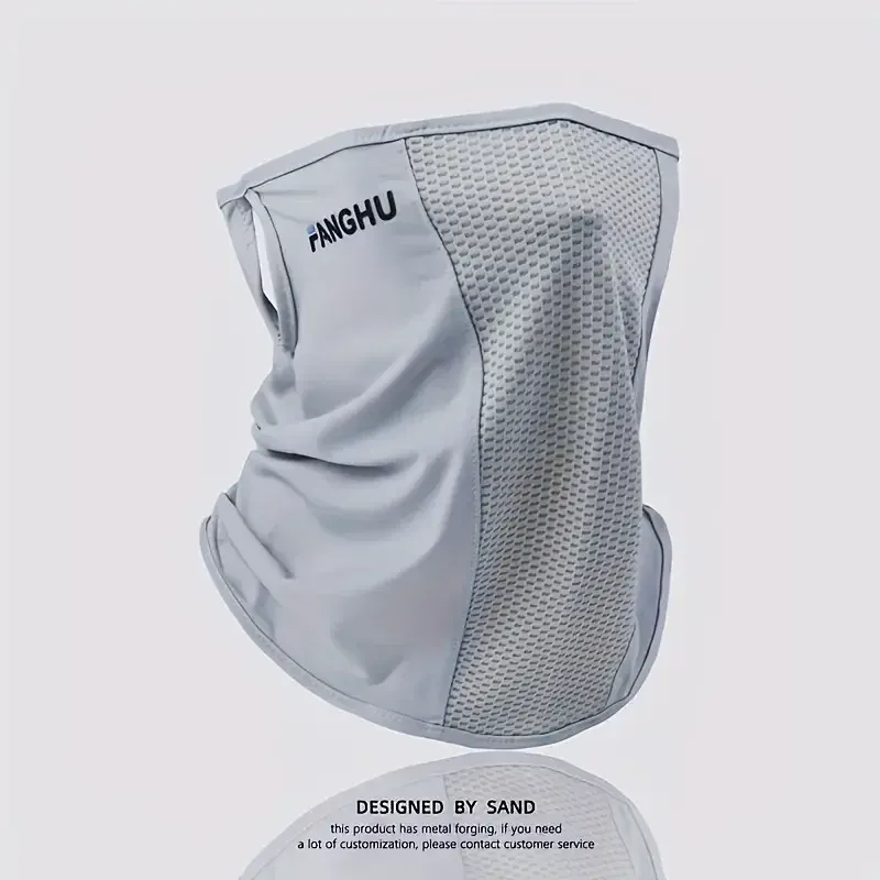 Masque de cyclisme couvre-chef bandana bandeau visage écharpe cache-cou cagoule respirant léger coupe-vent frais, randonnée en plein air, masque en soie glacée 8