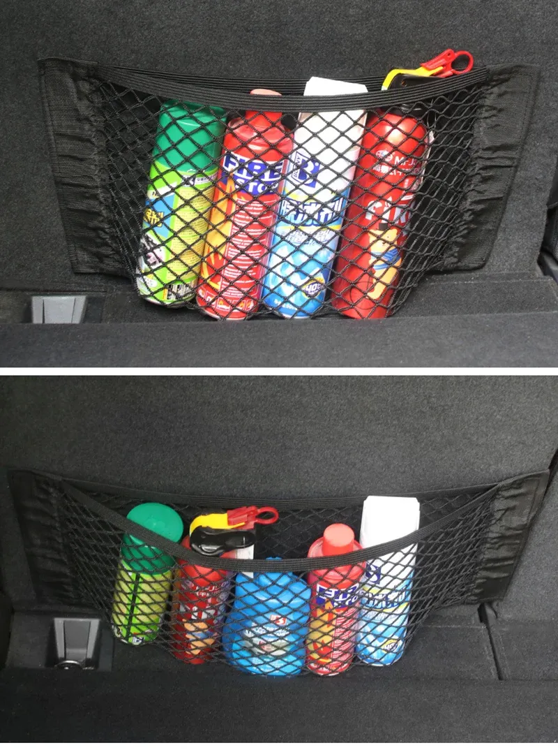 Détail de la maille élastique du filet de rangement