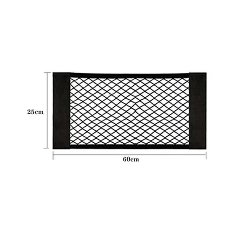 Filet de rangement adhésif pour siège arrière de voiture, poche en maille, sac portable universel 10