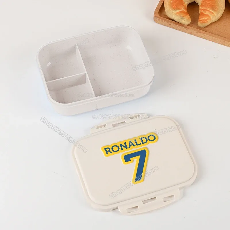 Boîte à lunch CR7 pour étudiants, boîte à bento Cristiano Ronaldo pour garçons et filles, pour la maison, le bureau et les pique-niques en plein air, cadeau pour enfants 28