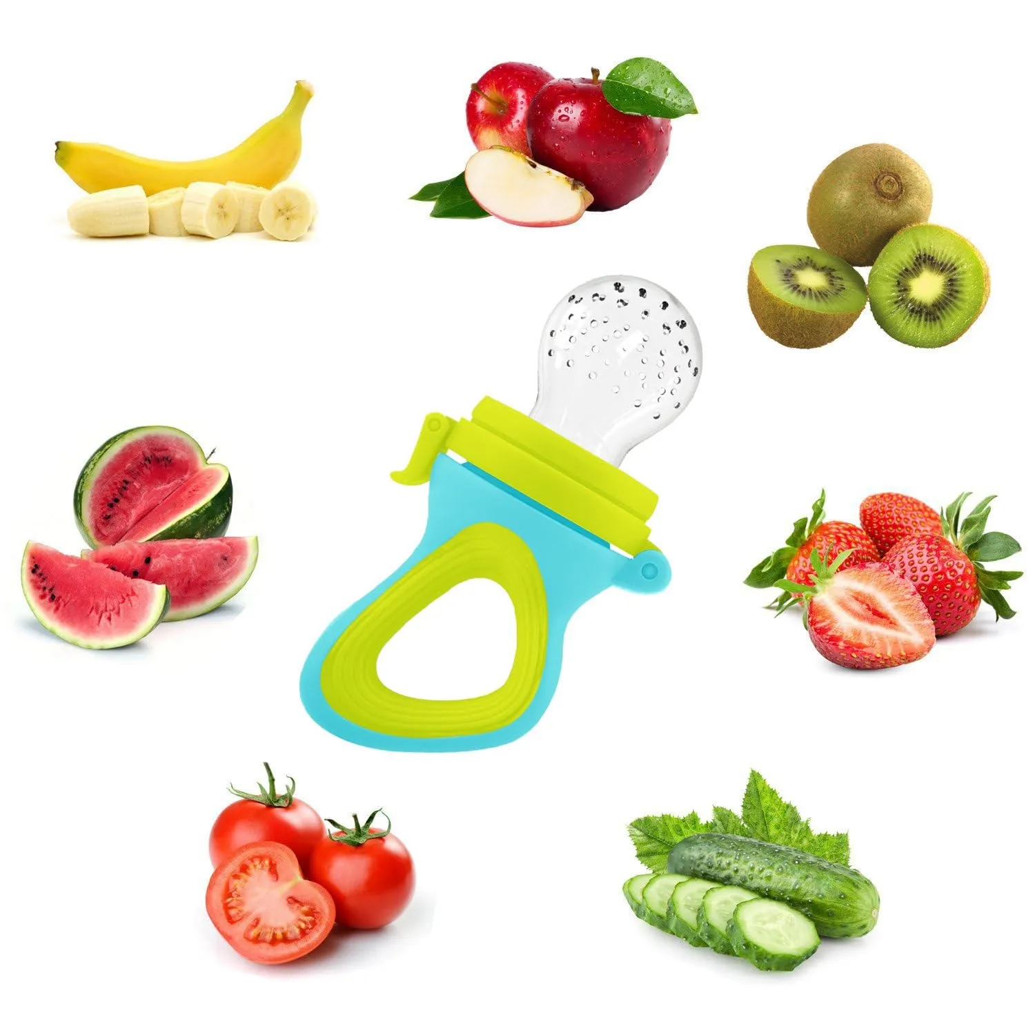 Cuillère à presser pour bébé, mise en scène lifestyle
