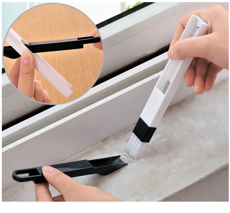 Brosse de nettoyage pour rainures et recoins