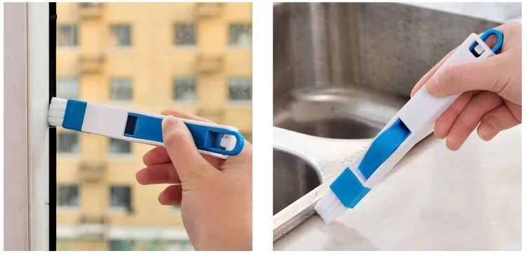 Brosse de nettoyage en utilisation