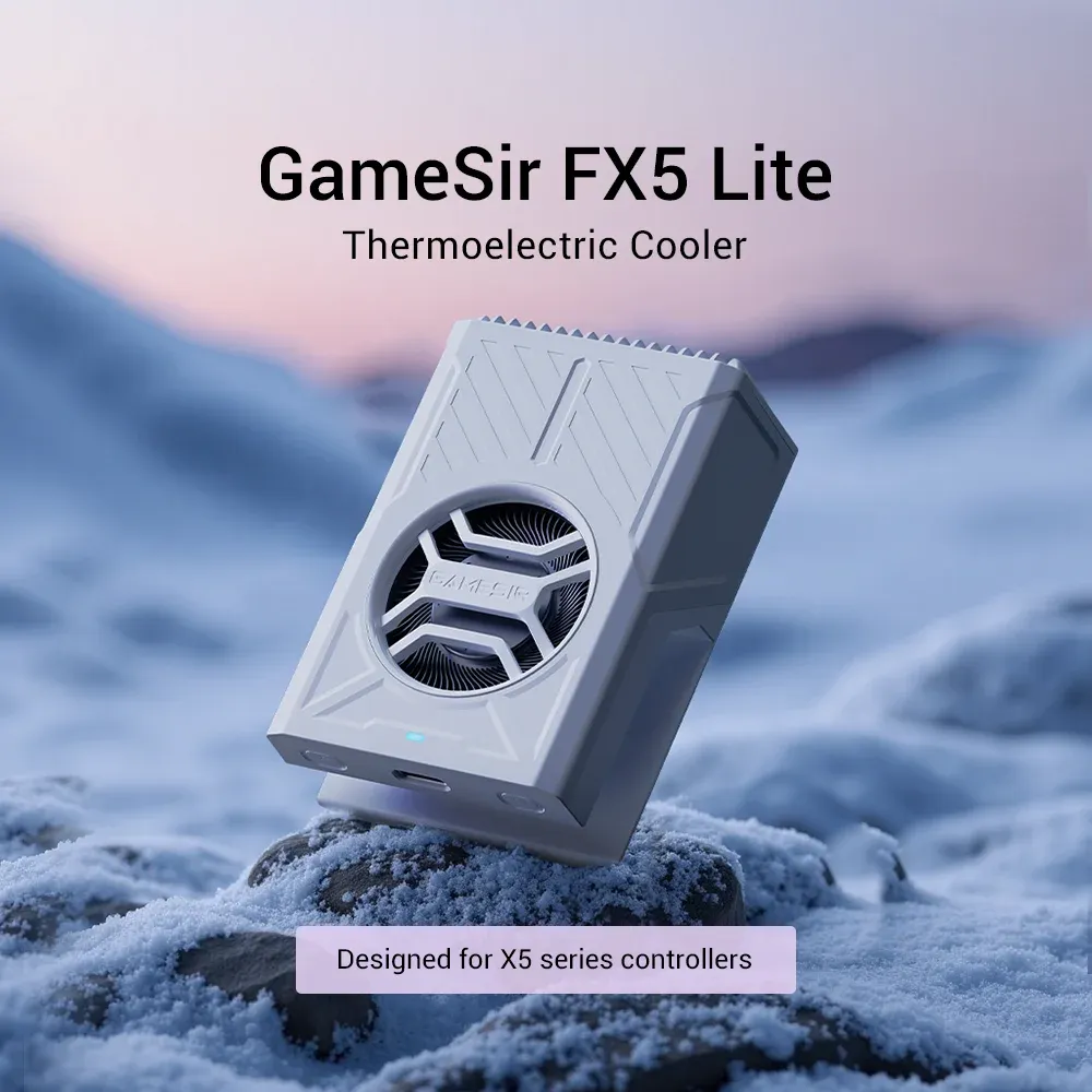 Manettes de jeu Bluetooth GameSir X5 Lite et X5s avec refroidisseur thermoélectrique FX5 Lite pour téléphone portable 2