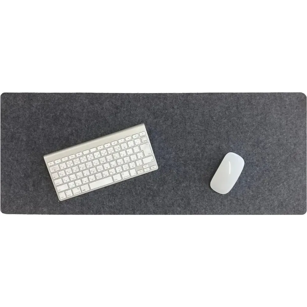 Sous-main en feutre de laine, usage au clavier
