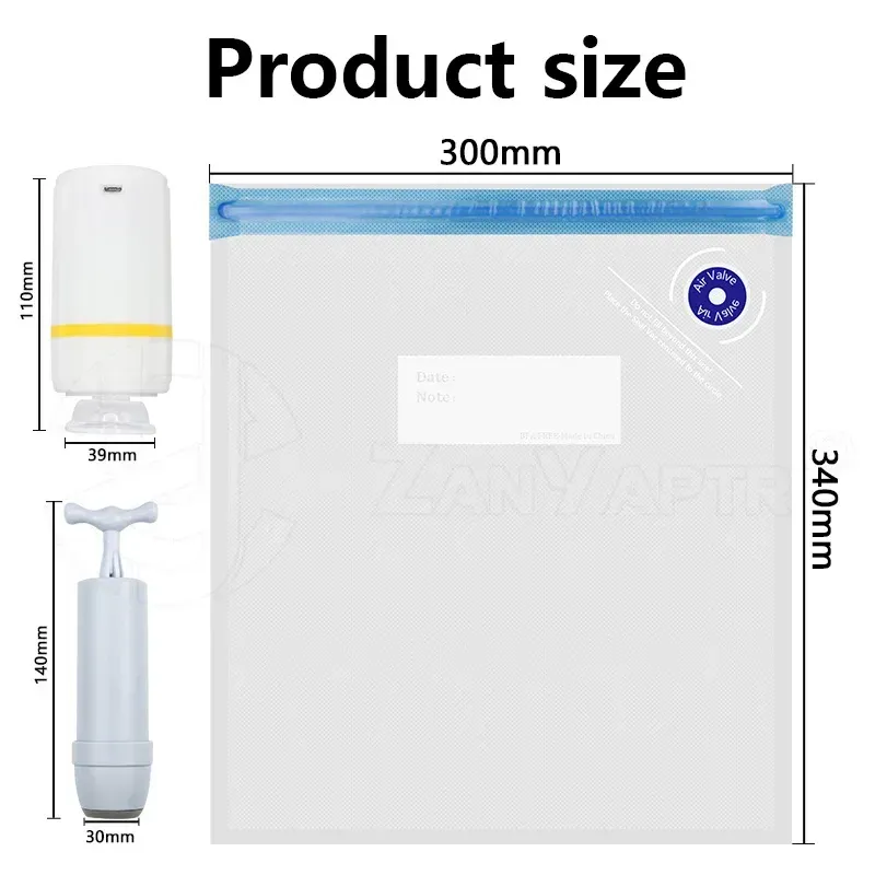 Sac de rangement sous vide pour filament d'imprimante 3D (PLA, ABS, PETG), étanche à l'humidité 2