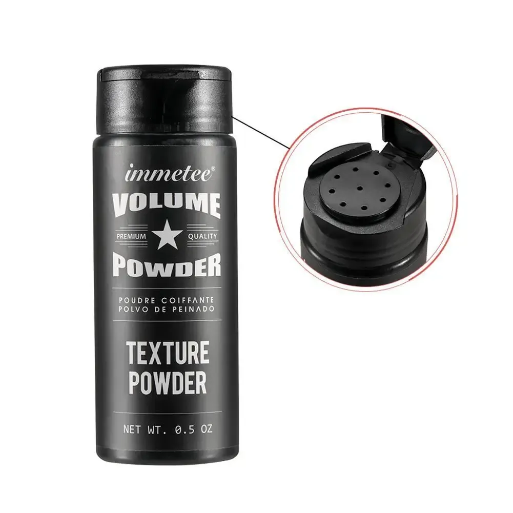 Poudre volumisante pour cheveux, résultat de coiffure