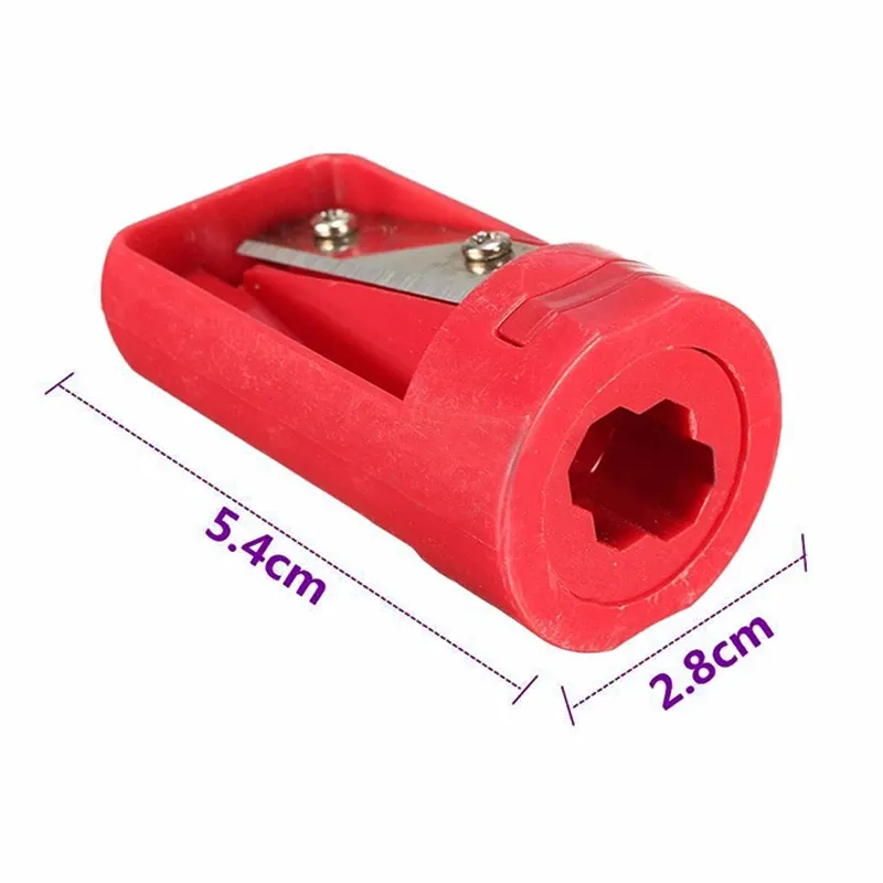 Taille-crayon de charpentier pour menuiserie, affûteur rasoir à lame étroite pour outils à main 5