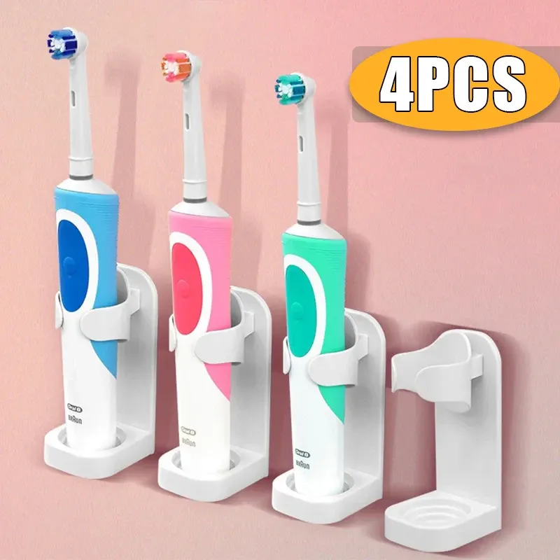 Porte-brosse à dents électrique mural sans perçage pour salle de bain