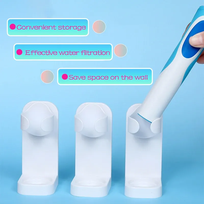 Porte-brosse à dents électrique mural sans perçage pour salle de bain 4