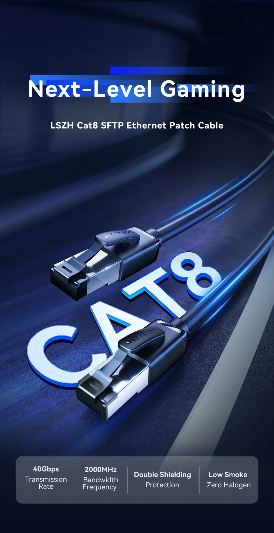 Câble Ethernet Cat8 SFTP à découvrir