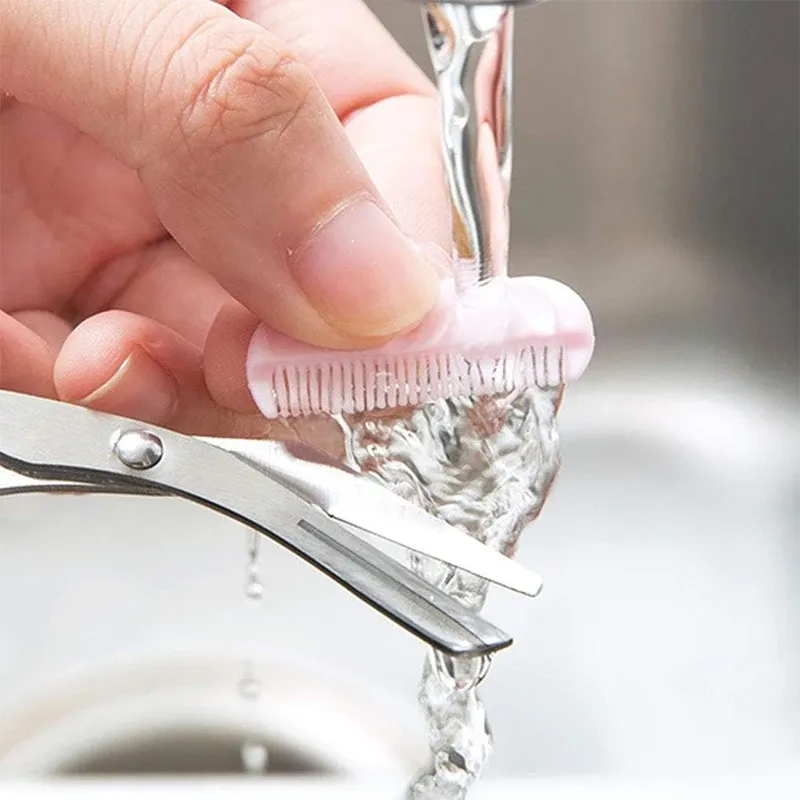 Ciseaux à sourcils avec peigne, outil d'épilation pour cils et visage, mise en forme des sourcils, rasoir à sourcils, accessoire de maquillage cosmétique 5