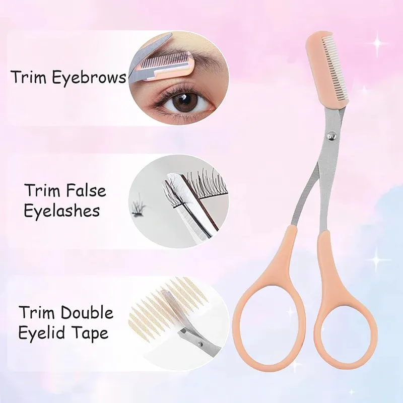 Ciseaux à sourcils, accessoires