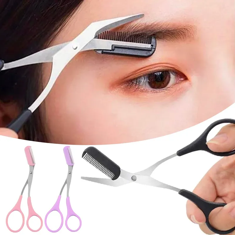 Ciseaux à sourcils avec peigne, vue principale