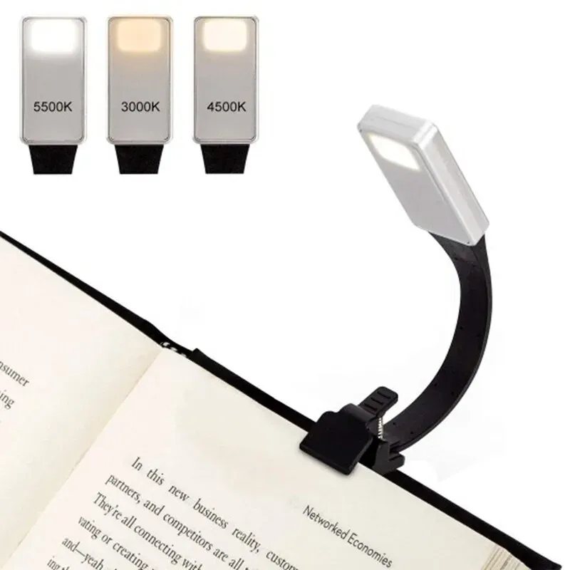 Lampe de lecture LED pour liseuse électronique XTEINK X3 et X4 (E-Ink), 3 niveaux de luminosité réglables, pour la lecture nocturne 5